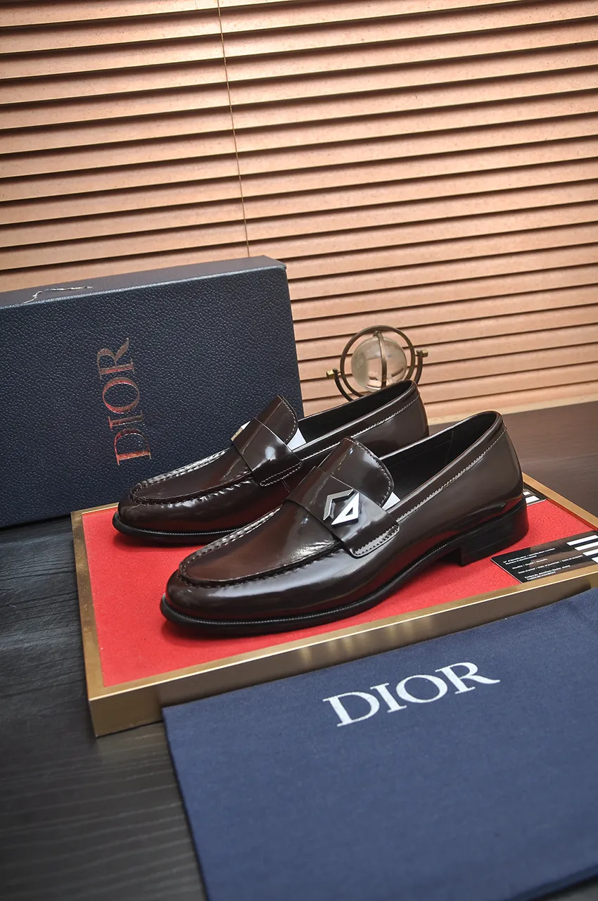 Men's shoes 💰580💶[Dior] (water-dyed cowhide lining) Dior original 1:1 high-quality factory, imported original materials, imported raw cowhide, water-dyed cowhide lining, original TPU outsole, code number: 39-44 (45 customized)